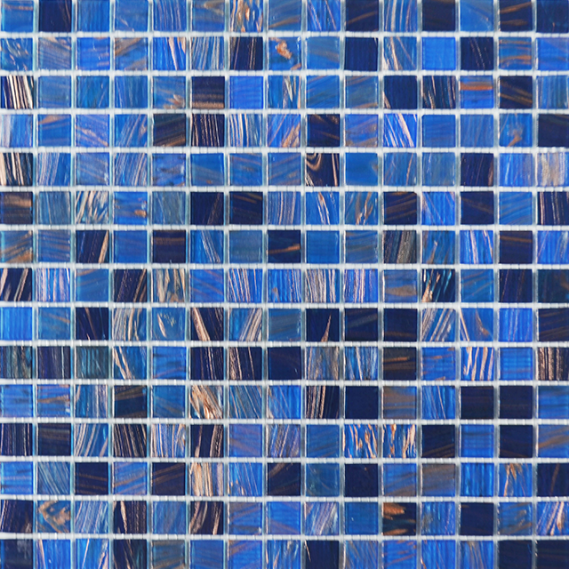 Mosaico de vidro 20x20mm Goldline fabricante Foshan para parede de fundo